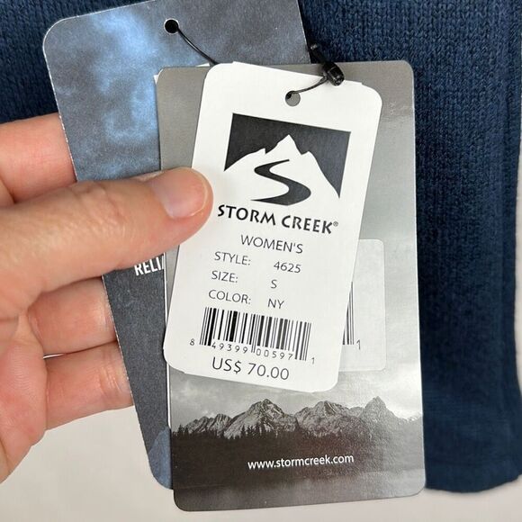 NEW Storm Creek Sweater Fleece Jacket Planters Peanuts NUTMobile Sz S Style 4625 - Picture 7 of 15